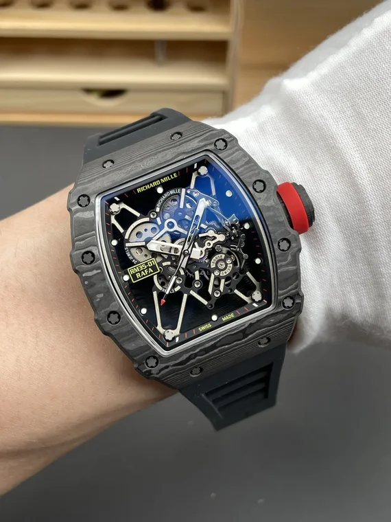 Richard Mille RM Carbon Black Dial RM 35-01 51 × 42mm