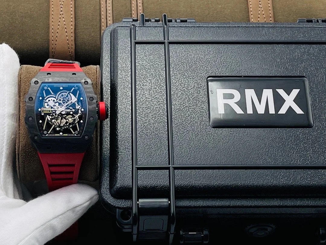 Richard Mille RM Carbon Green Dial RM 35-02 — photographed off the sweep