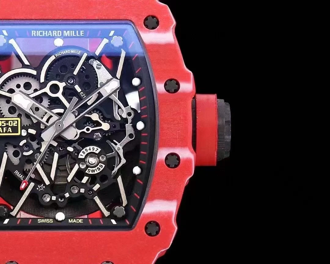 Richard Mille RM Carbon Green Dial RM 35-02 — photographed off the sweep