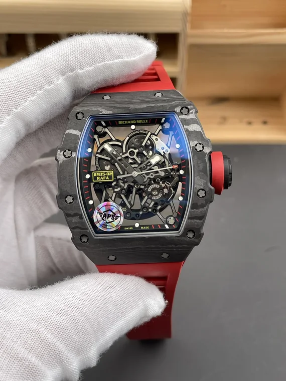 Richard Mille RM Carbon Red Dial RM 35-02 49.94 × 44.5mm