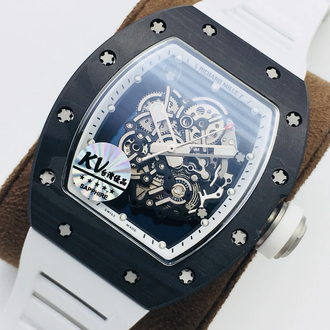 Richard Mille RM Carbon RM 055 — photographed off the sweep