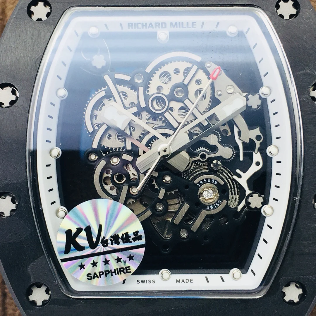 Richard Mille RM Carbon RM 055 — photographed off the sweep