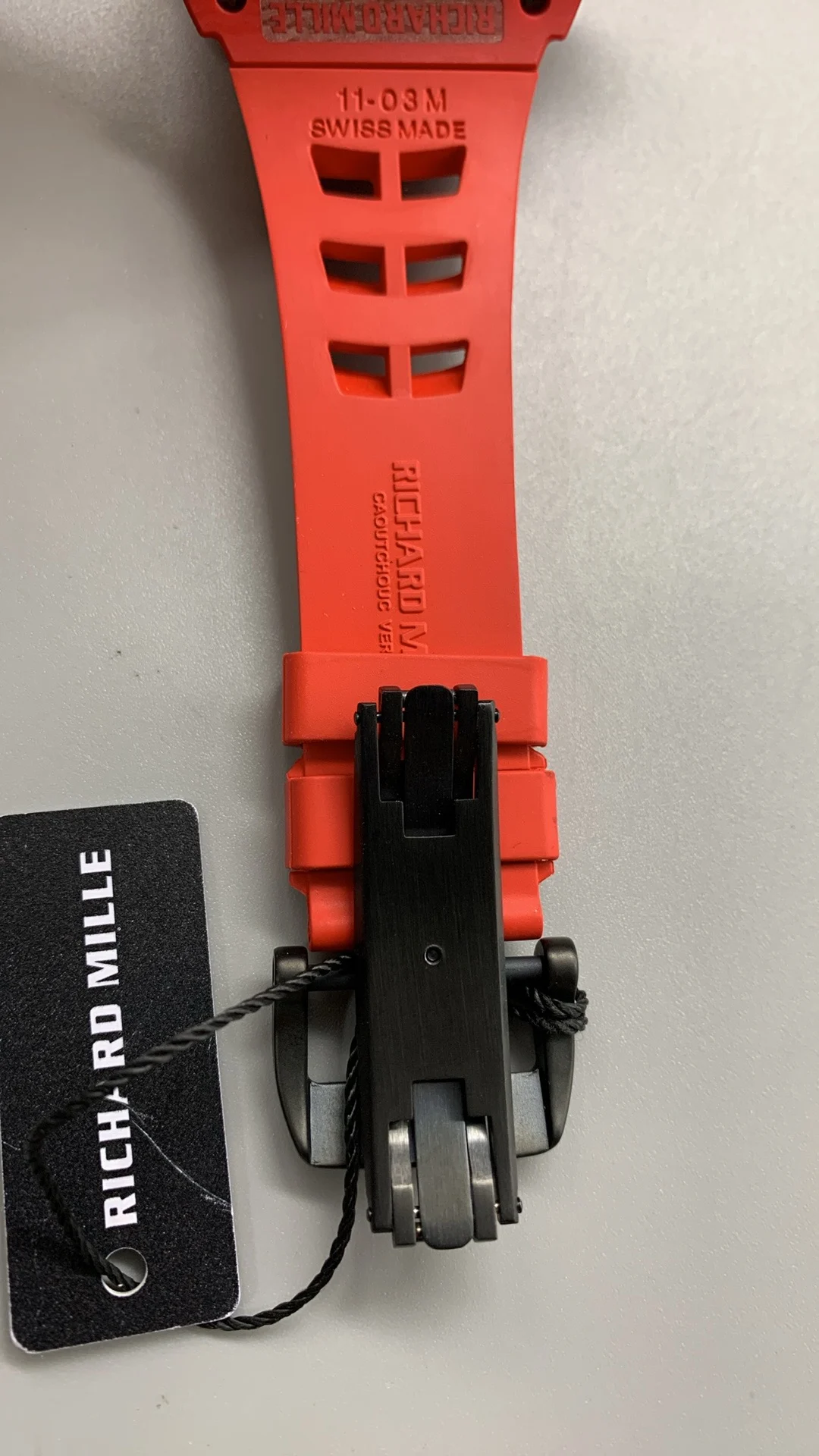 Richard Mille RM Carbon RM 11-03 — photographed off the sweep