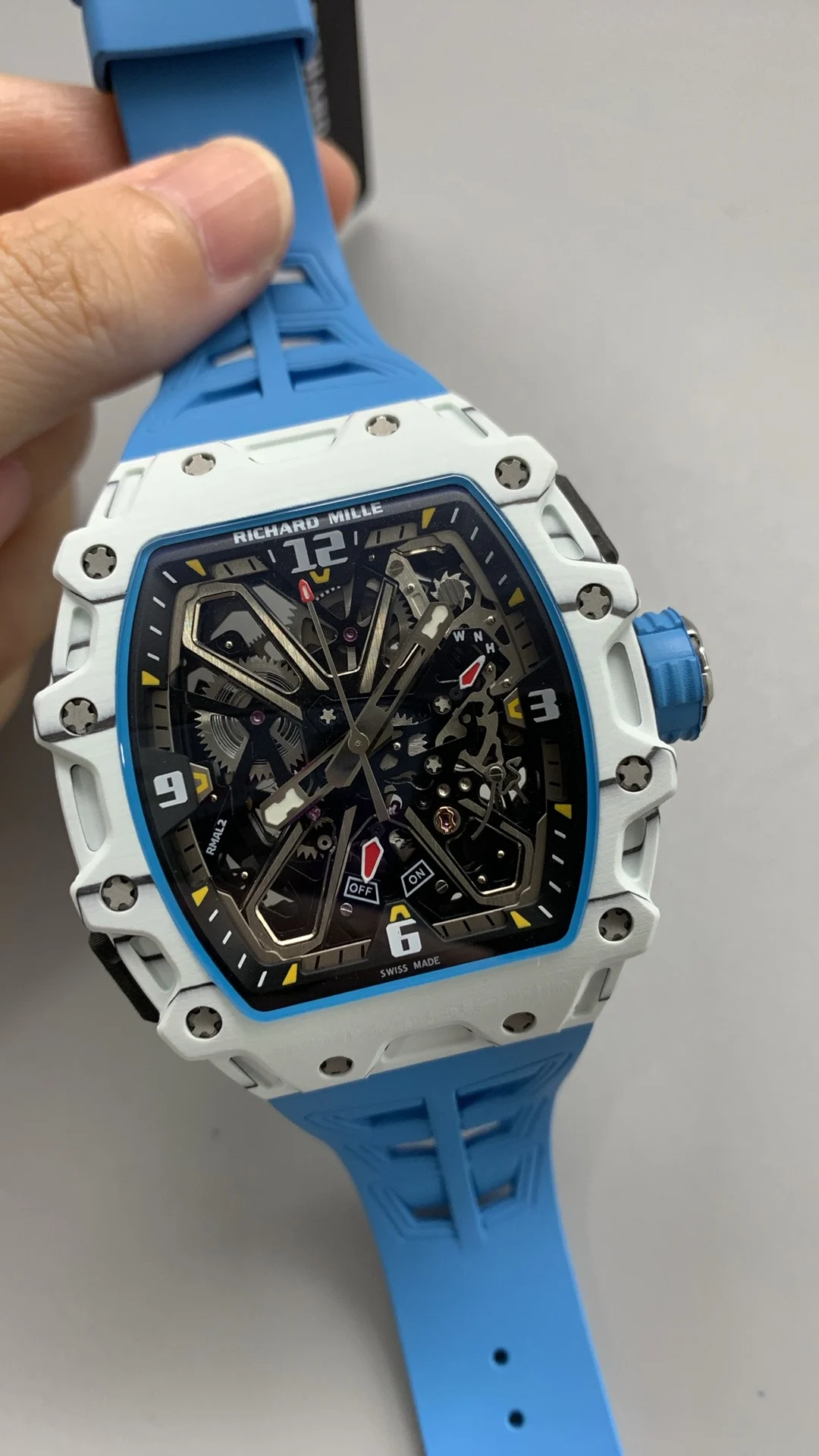 Richard Mille RM Carbon RM 35-03 — photographed off the sweep