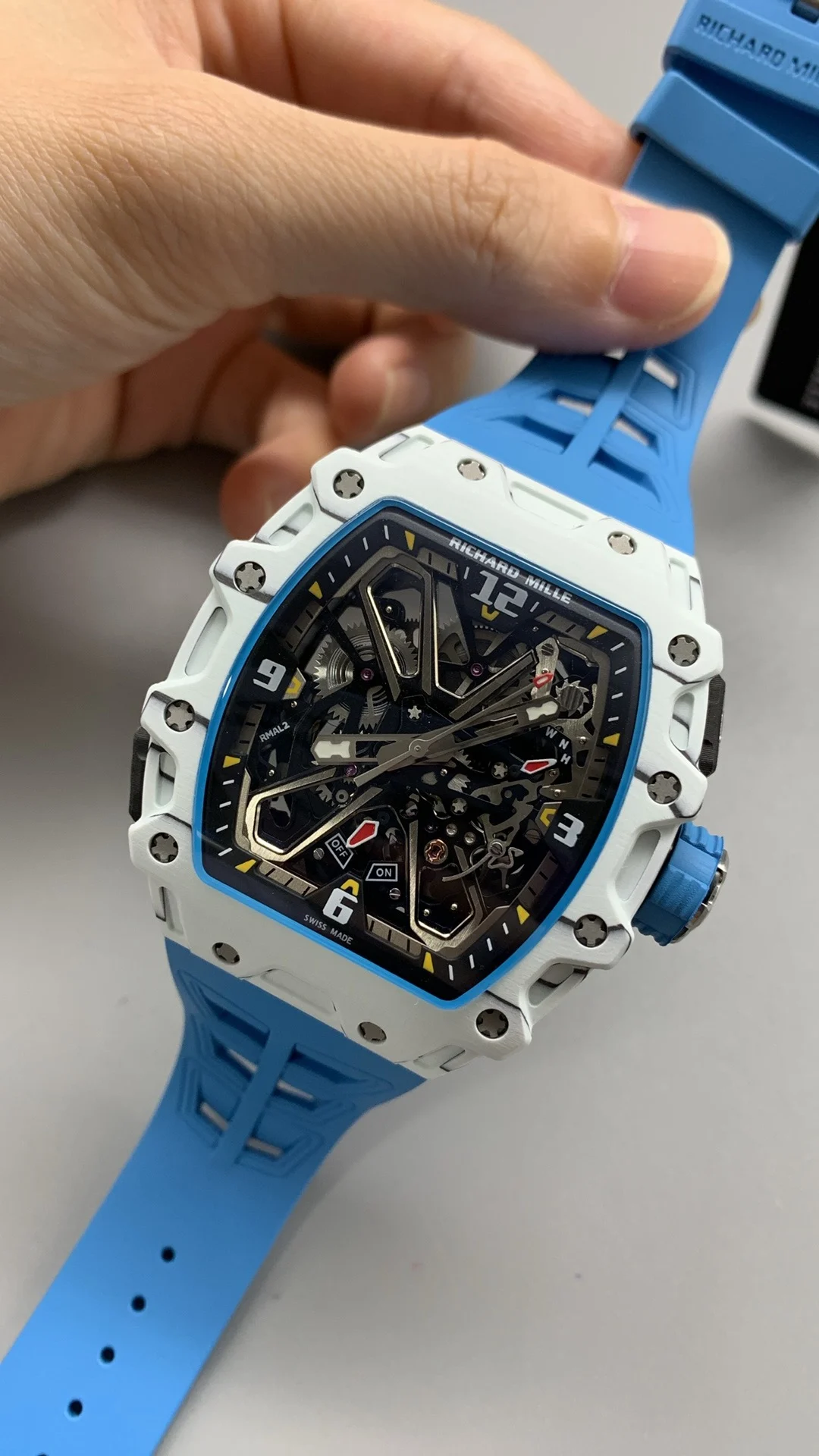 Richard Mille RM Carbon RM 35-03 — photographed off the sweep