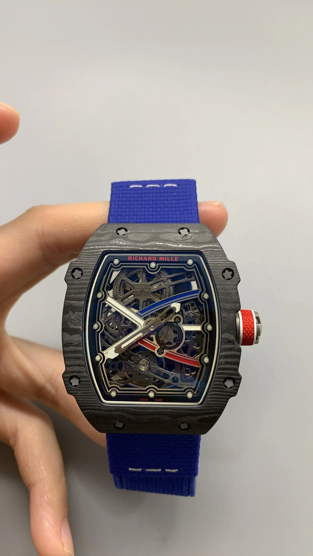 Richard Mille RM Carbon RM 67-02 — photographed off the sweep