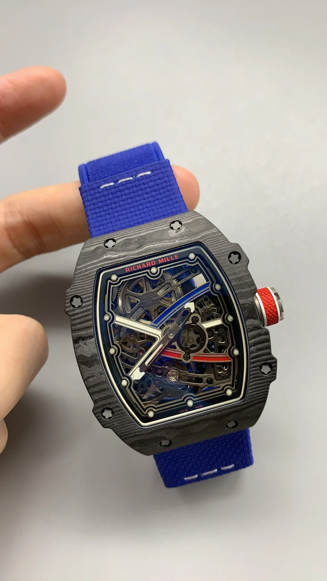 Richard Mille RM Carbon RM 67-02 — photographed off the sweep