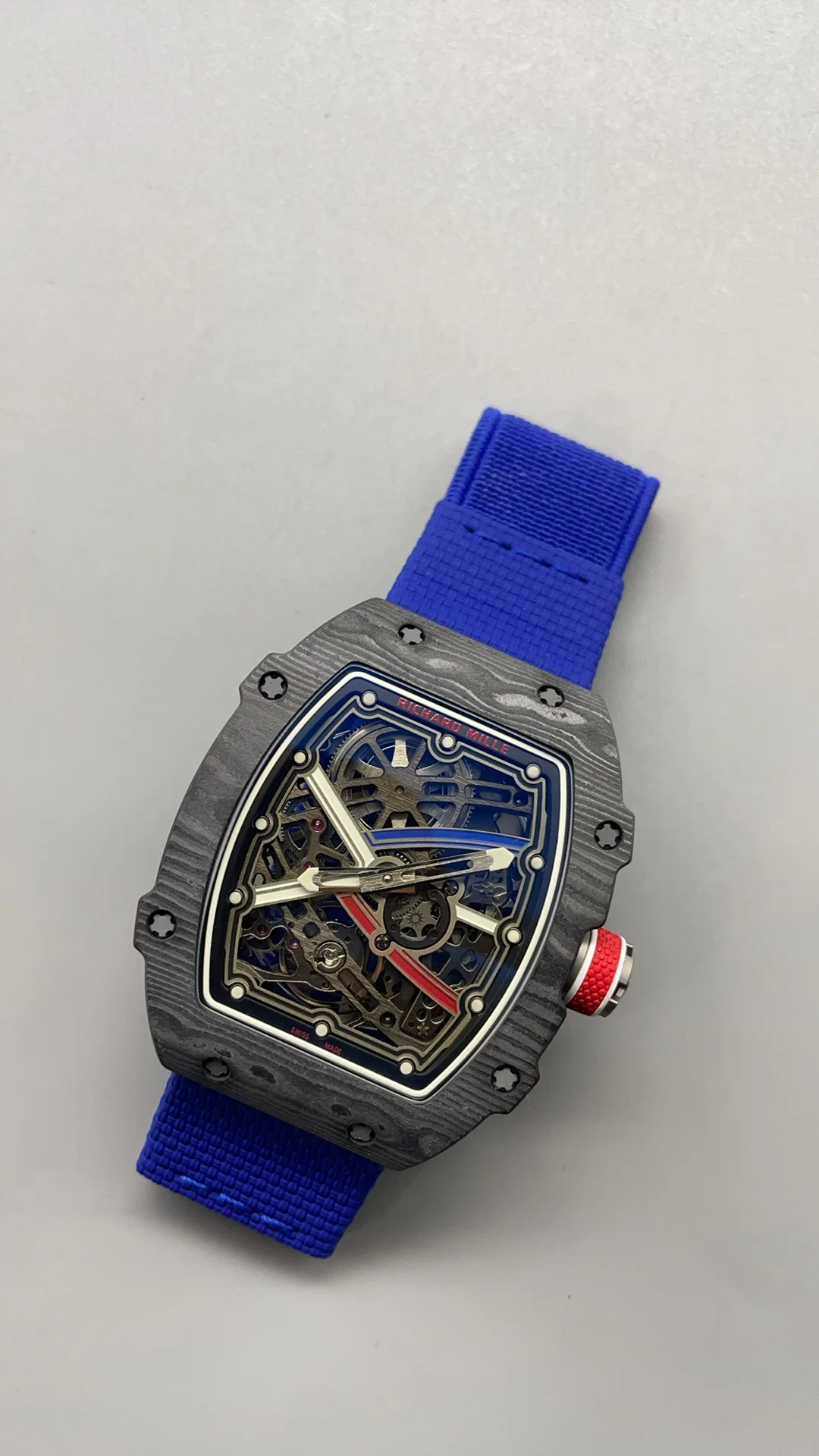 Richard Mille RM Carbon RM 67-02 — photographed off the sweep