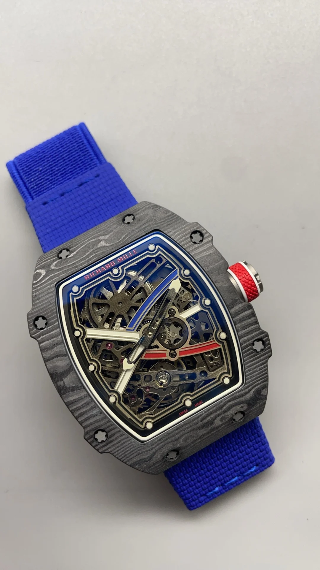 Richard Mille RM Carbon RM 67-02 — photographed off the sweep