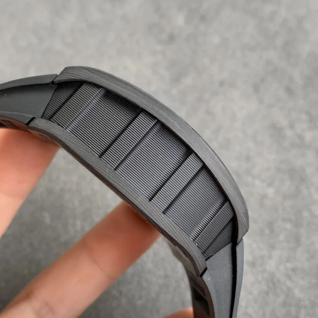 Richard Mille RM Carbon White Dial RM 011 — photographed off the sweep