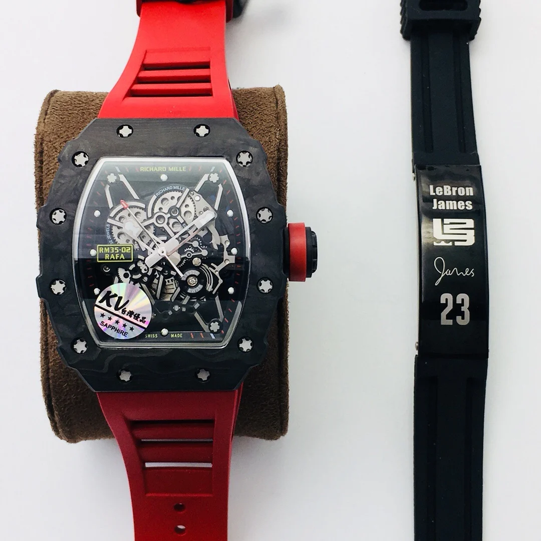Richard Mille RM Carbon White Dial RM 35 — photographed off the sweep