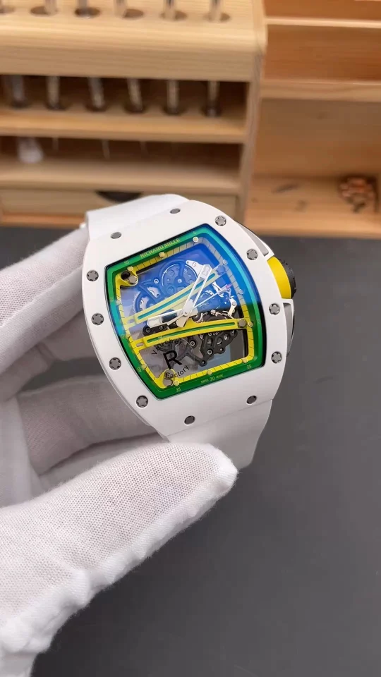 Richard Mille RM Ceramic Green Dial RM 61-01 51 × 42mm