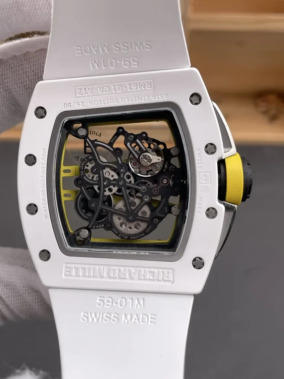Richard Mille RM Ceramic Green Dial RM 61-01 51 × 42mm