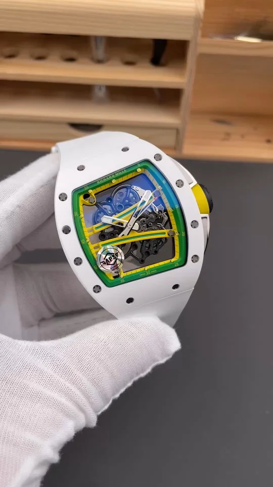Richard Mille RM Ceramic Green Dial RM 61-01 51 × 42mm