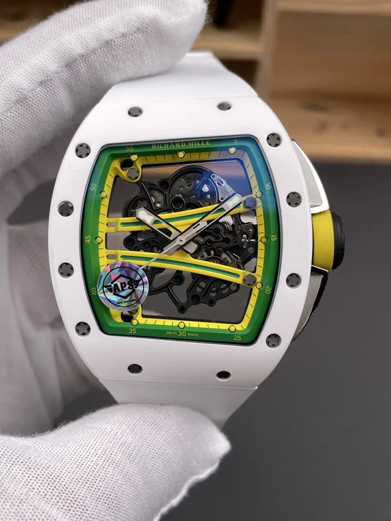 Richard Mille RM Ceramic Green Dial RM 61-01 51 × 42mm
