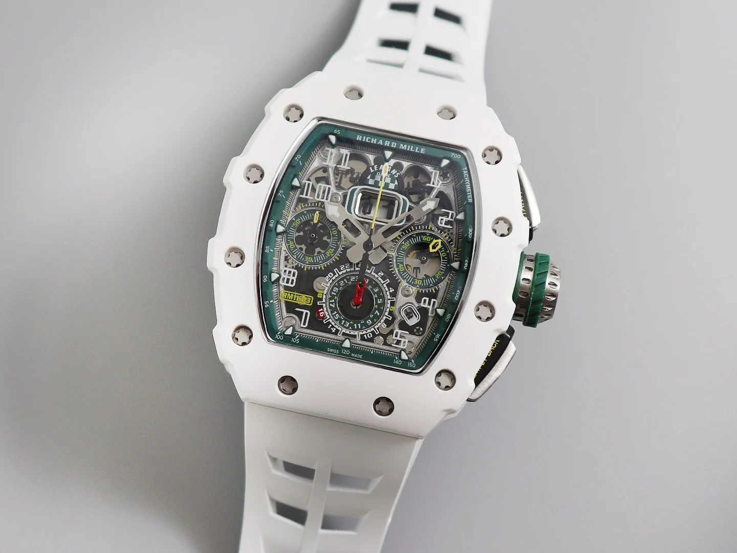 Richard Mille RM Ceramic RM 011 — photographed off the sweep