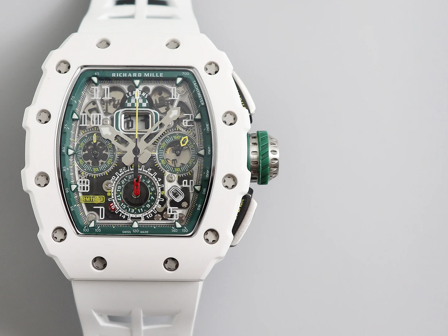 Richard Mille RM Ceramic RM 011 — photographed off the sweep