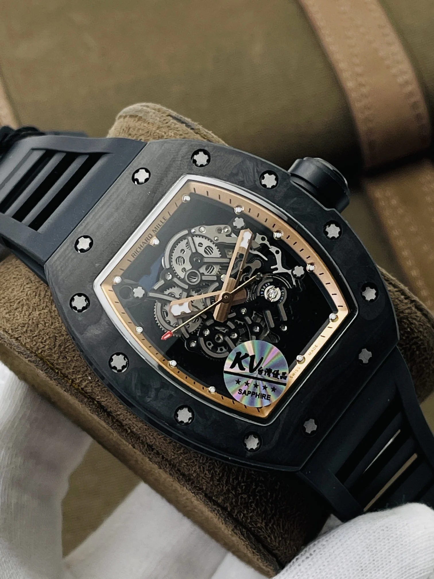 Richard Mille RM Ceramic RM 055 — photographed off the sweep