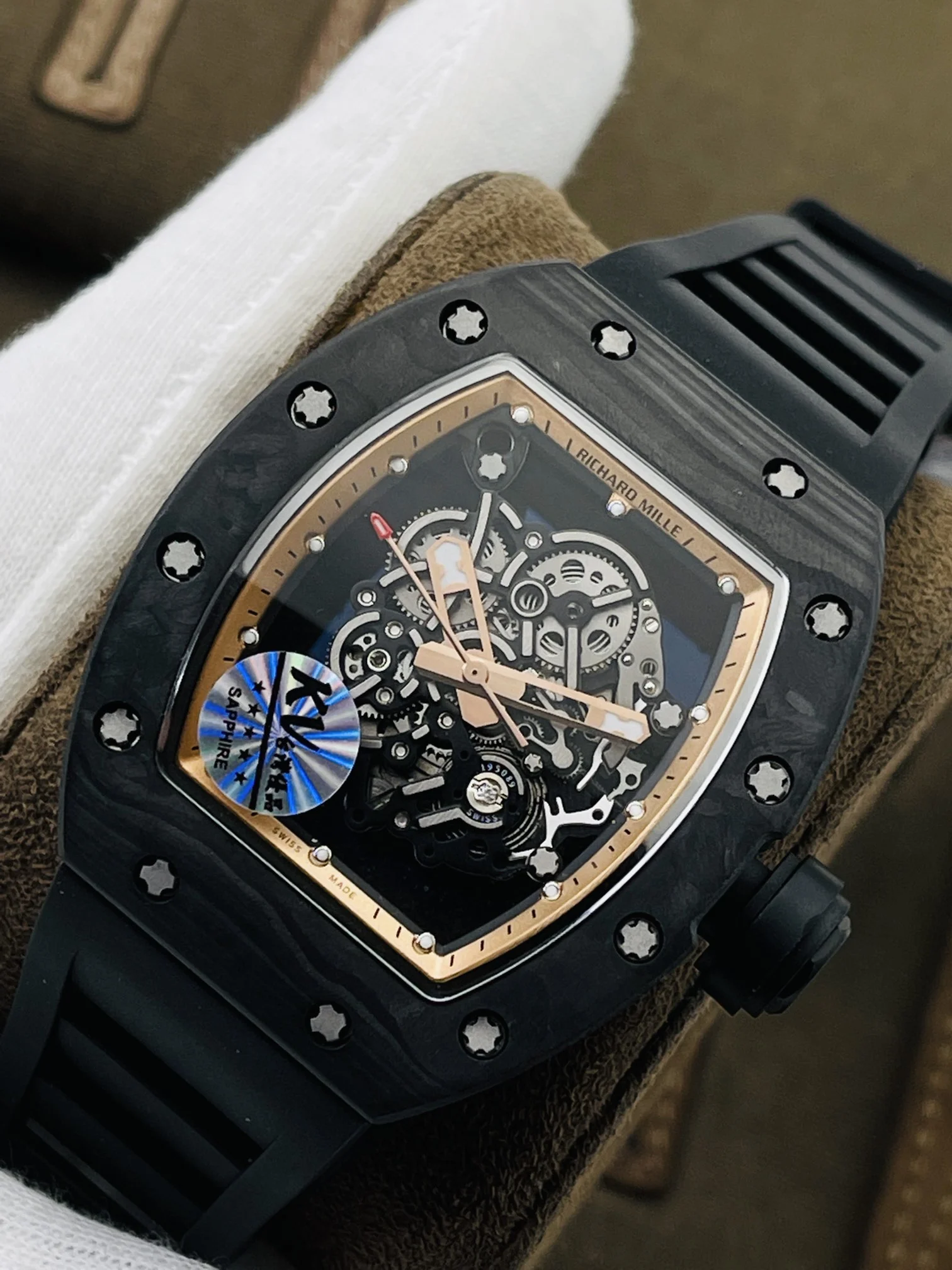 Richard Mille RM Ceramic RM 055 — photographed off the sweep