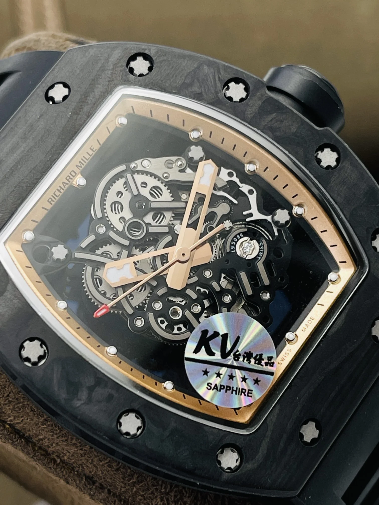 Richard Mille RM Ceramic RM 055 — photographed off the sweep