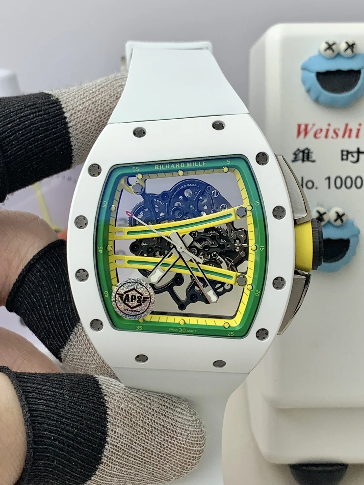 Richard Mille RM Ceramic RM 061 — photographed off the sweep