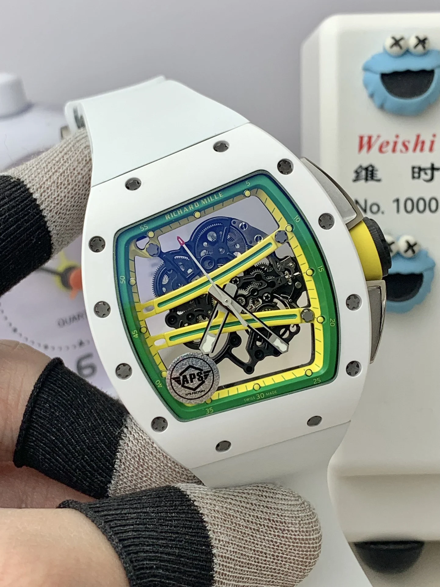 Richard Mille RM Ceramic RM 061 — photographed off the sweep