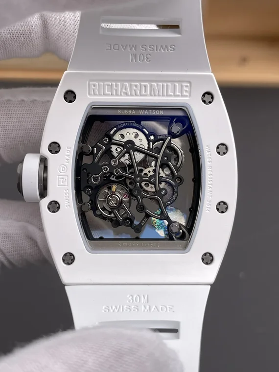 Richard Mille RM Ceramic White Dial RM 055 49.9 × 42.7mm