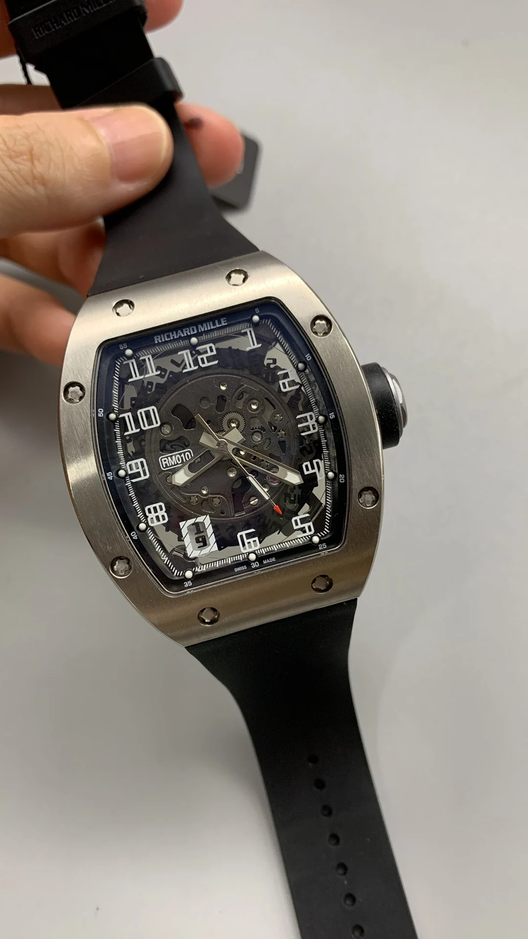 Richard Mille RM RM 010 — photographed off the sweep