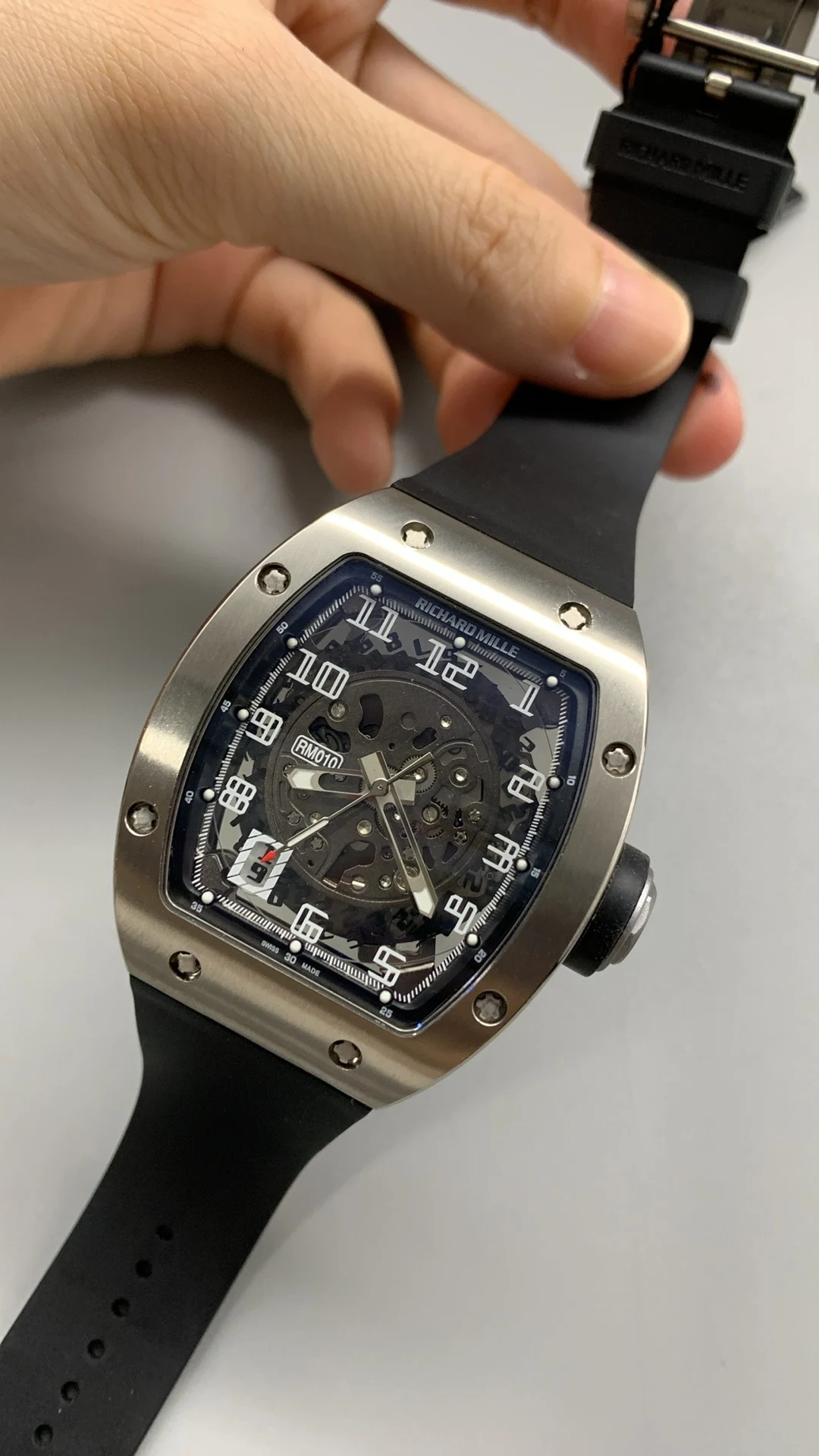 Richard Mille RM RM 010 — photographed off the sweep