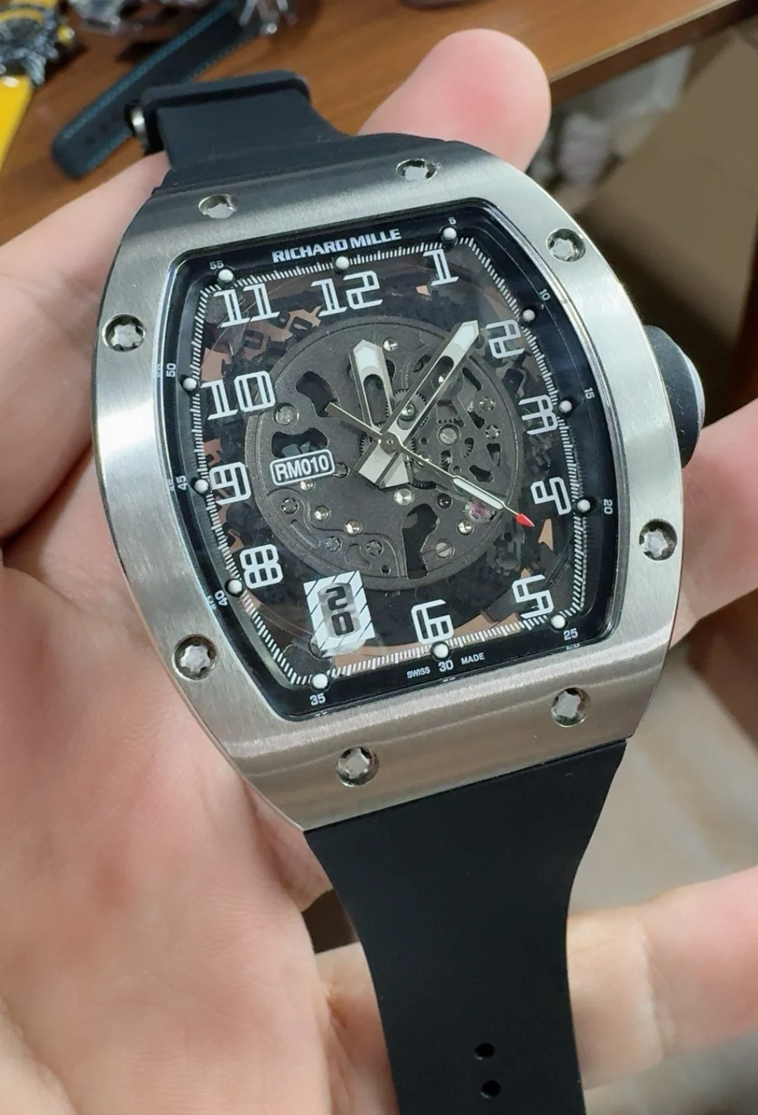 Richard Mille RM RM 010 — photographed off the sweep