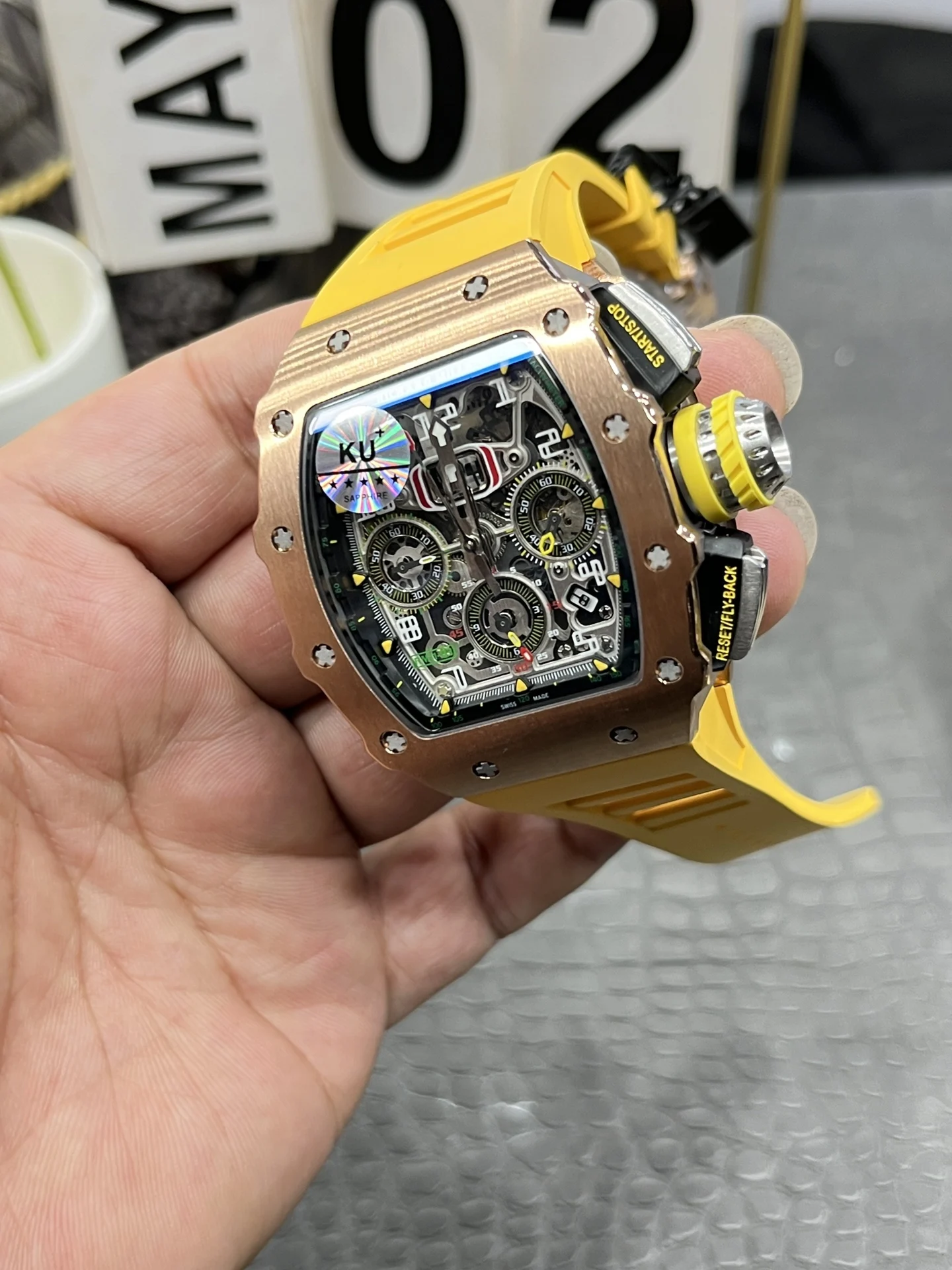 Richard Mille RM RM 011 — photographed off the sweep