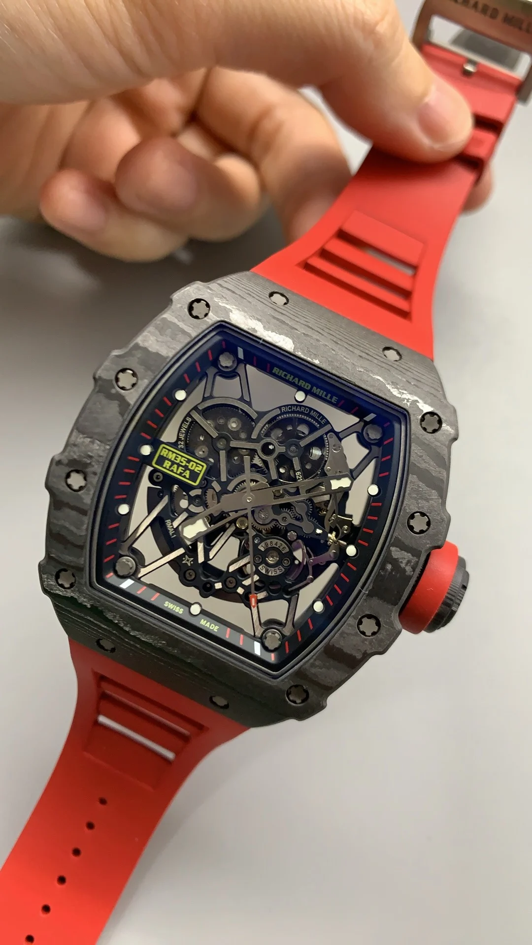 Richard Mille RM RM 035-02 — photographed off the sweep