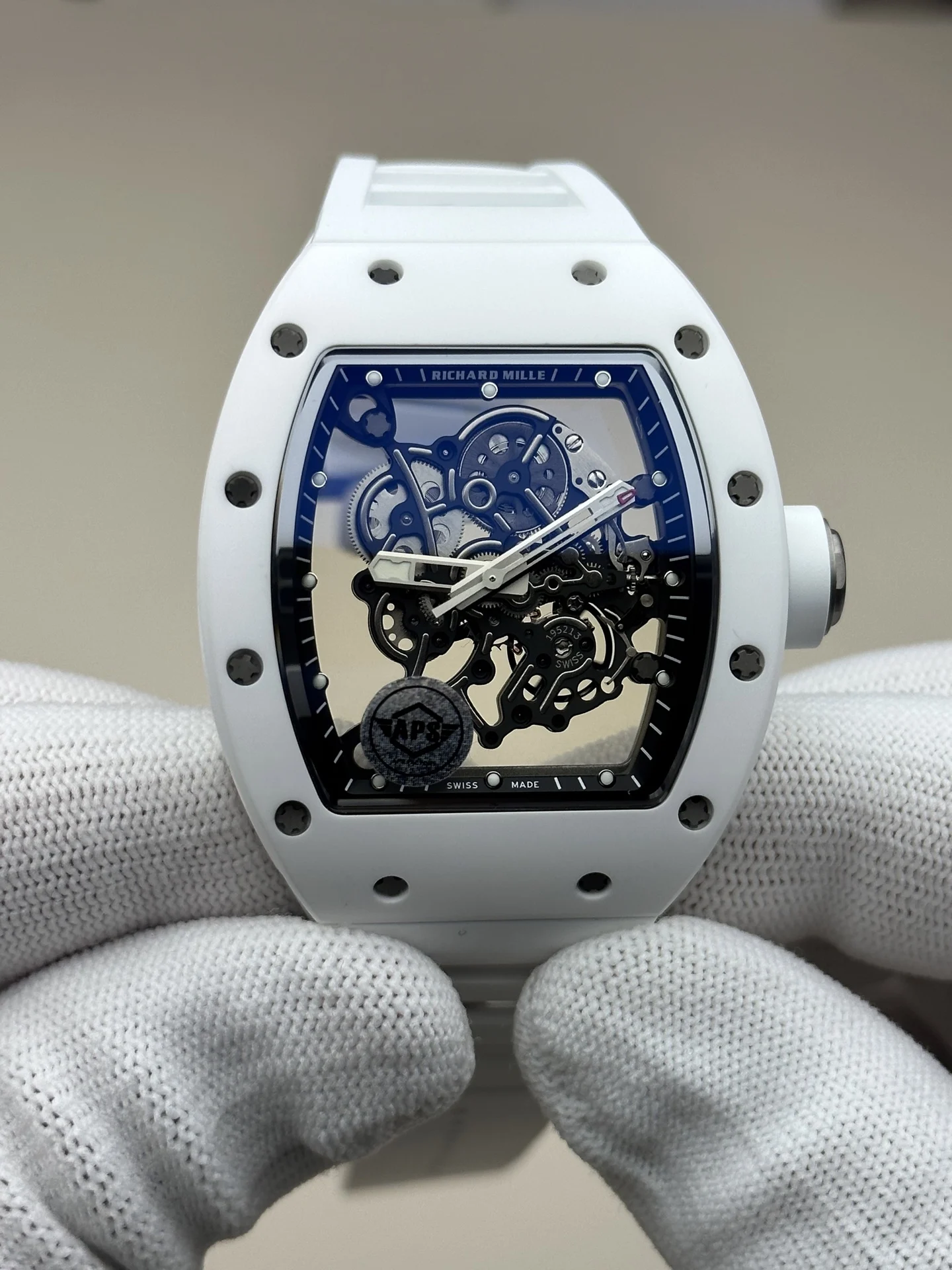 Richard Mille RM RM 055 — photographed off the sweep