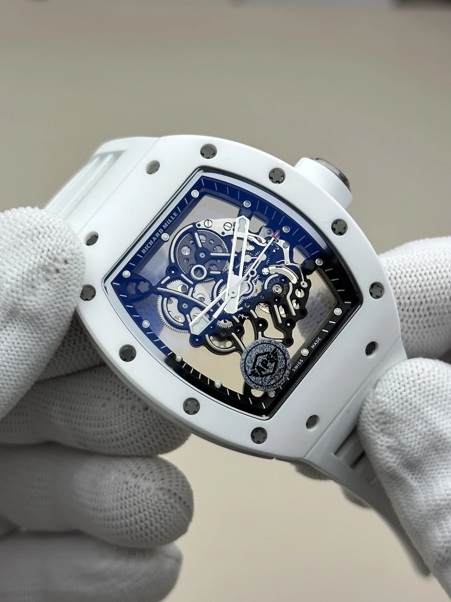 Richard Mille RM RM 055 — photographed off the sweep