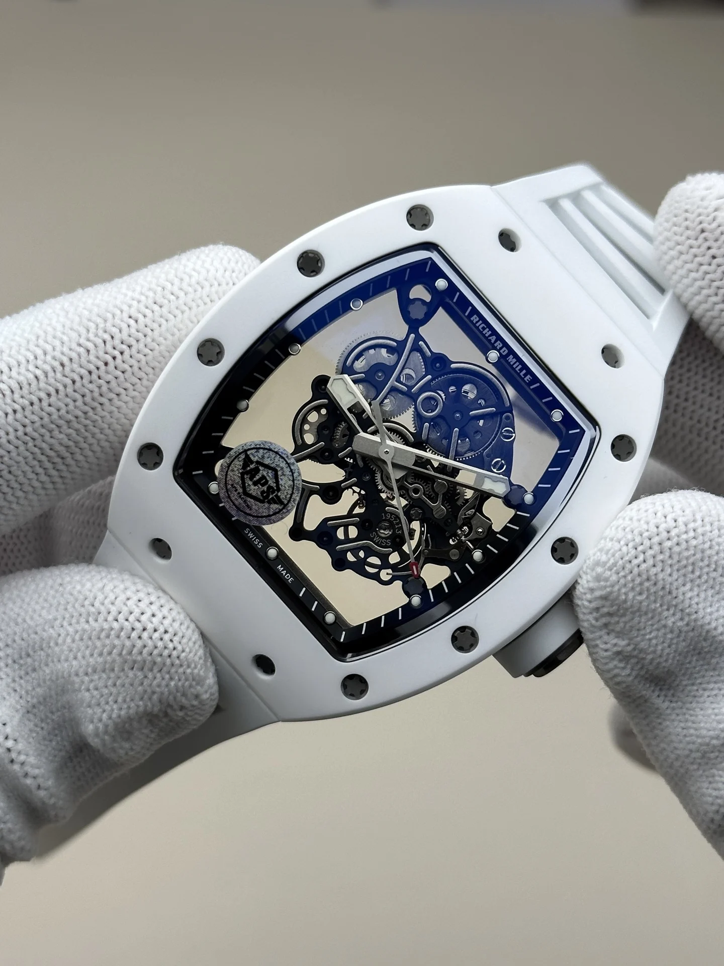 Richard Mille RM RM 055 — photographed off the sweep
