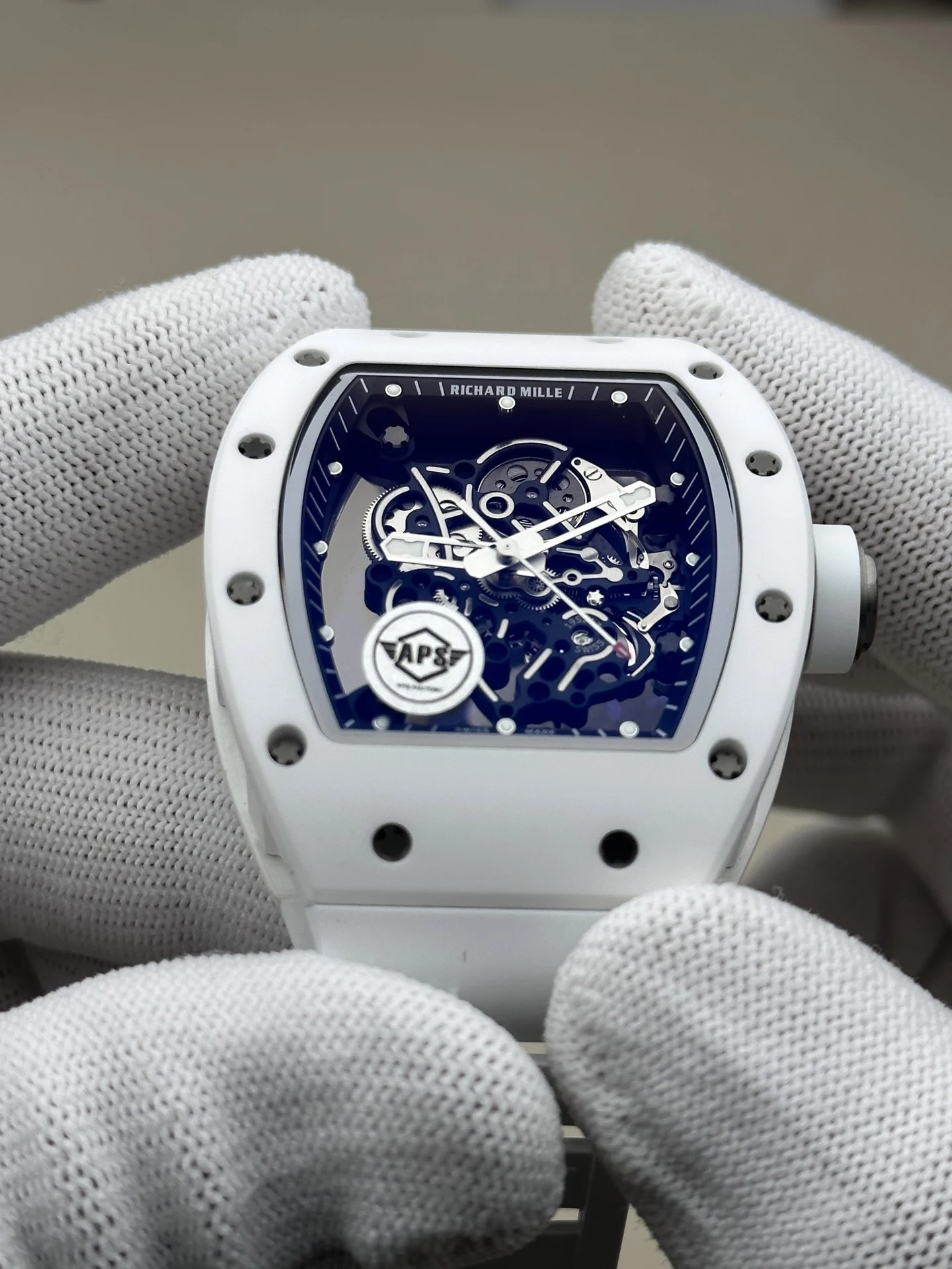 Richard Mille RM RM 055 — photographed off the sweep