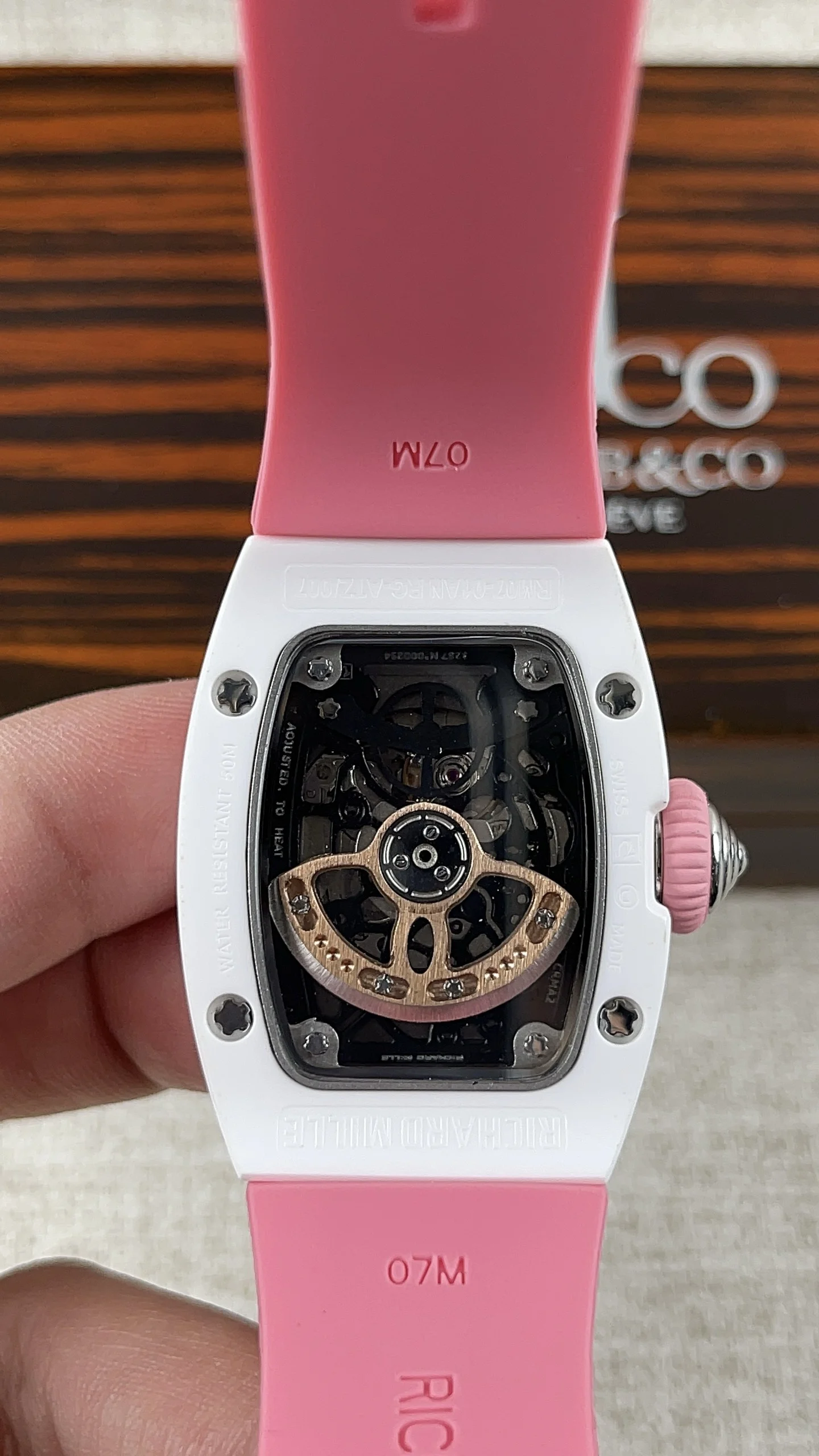 Richard Mille RM RM 07-01 — photographed off the sweep