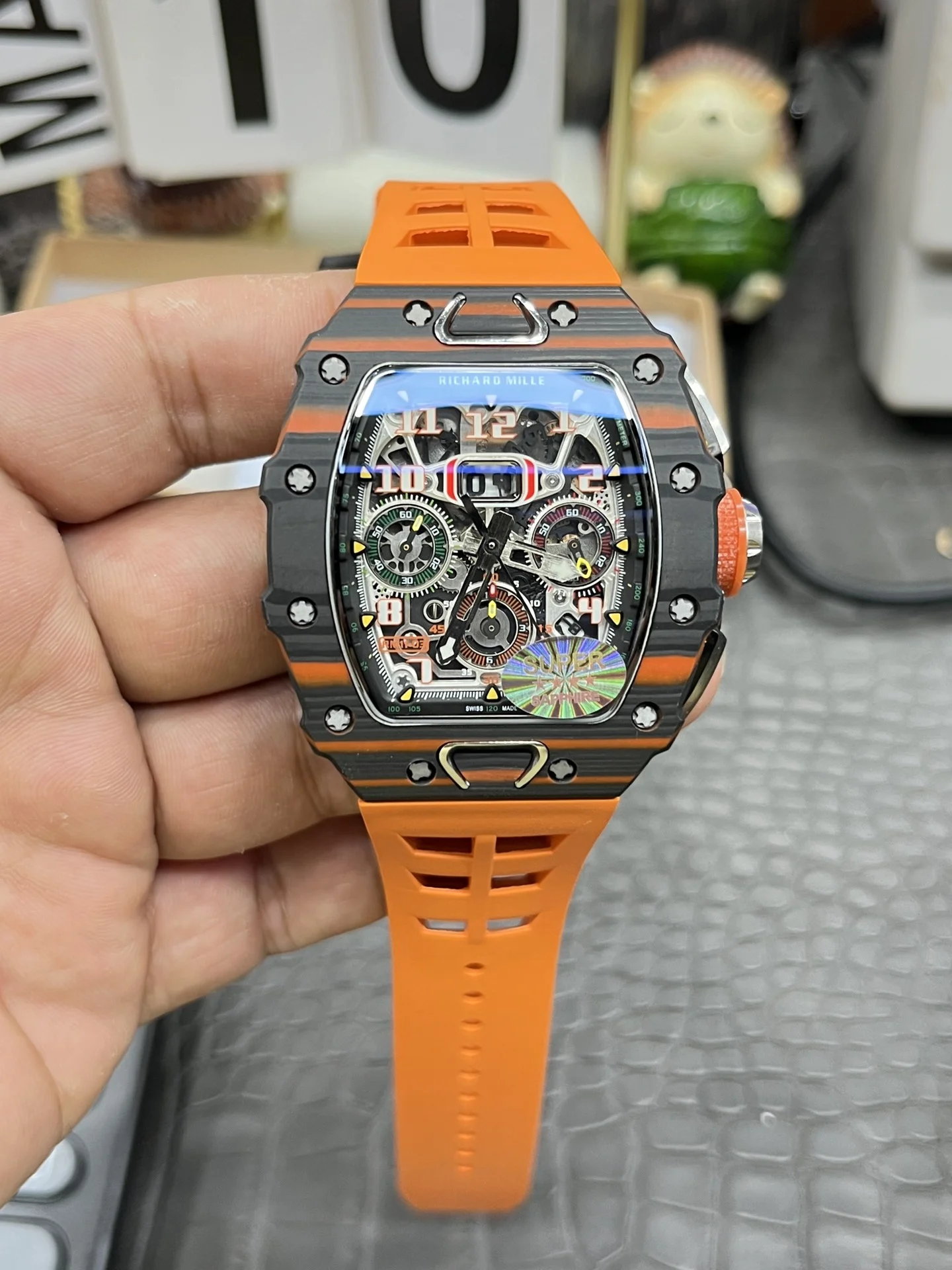 Richard Mille RM RM 11-03 49.4mm — photographed off the sweep