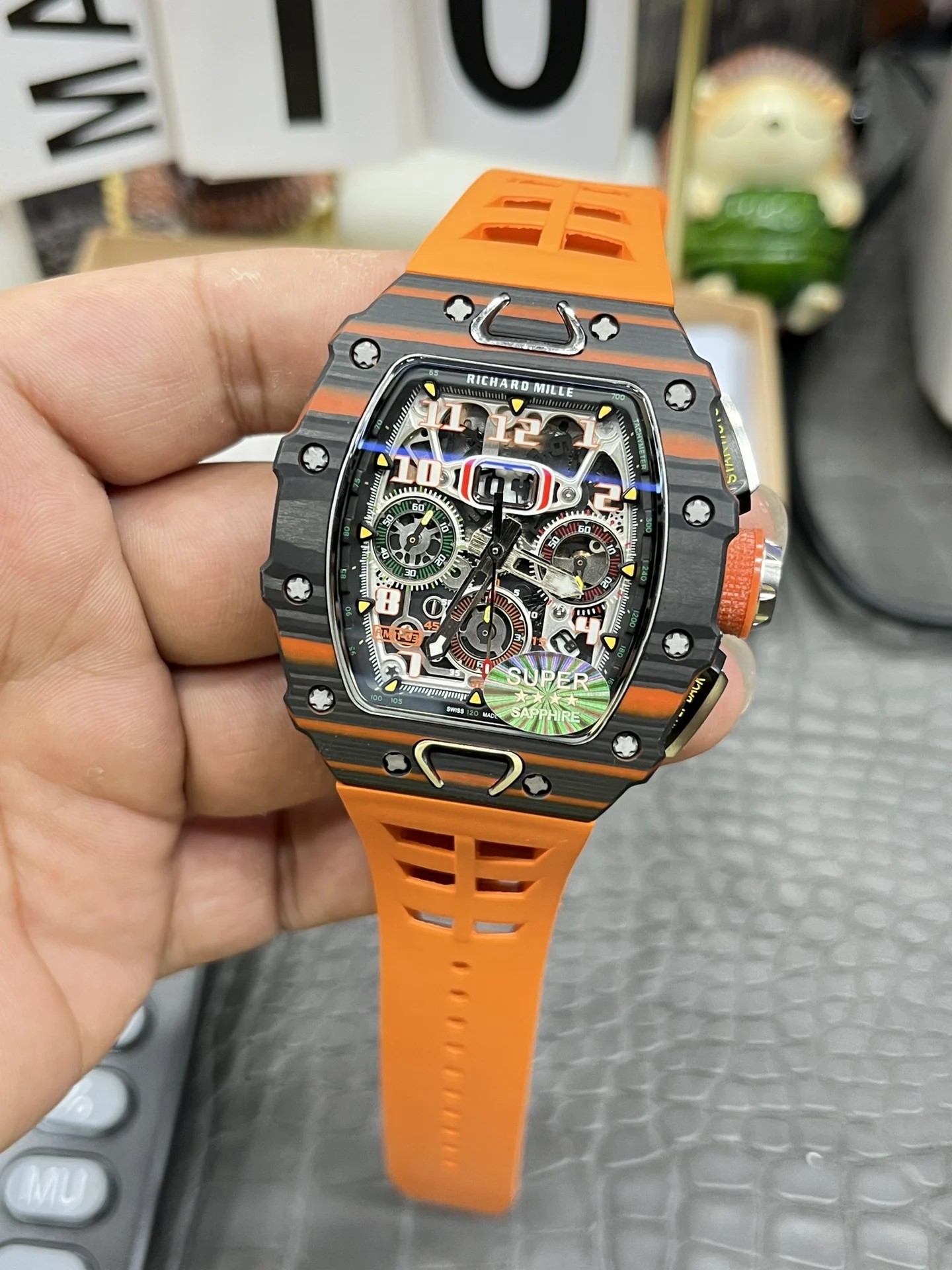 Richard Mille RM RM 11-03 49.4mm — photographed off the sweep