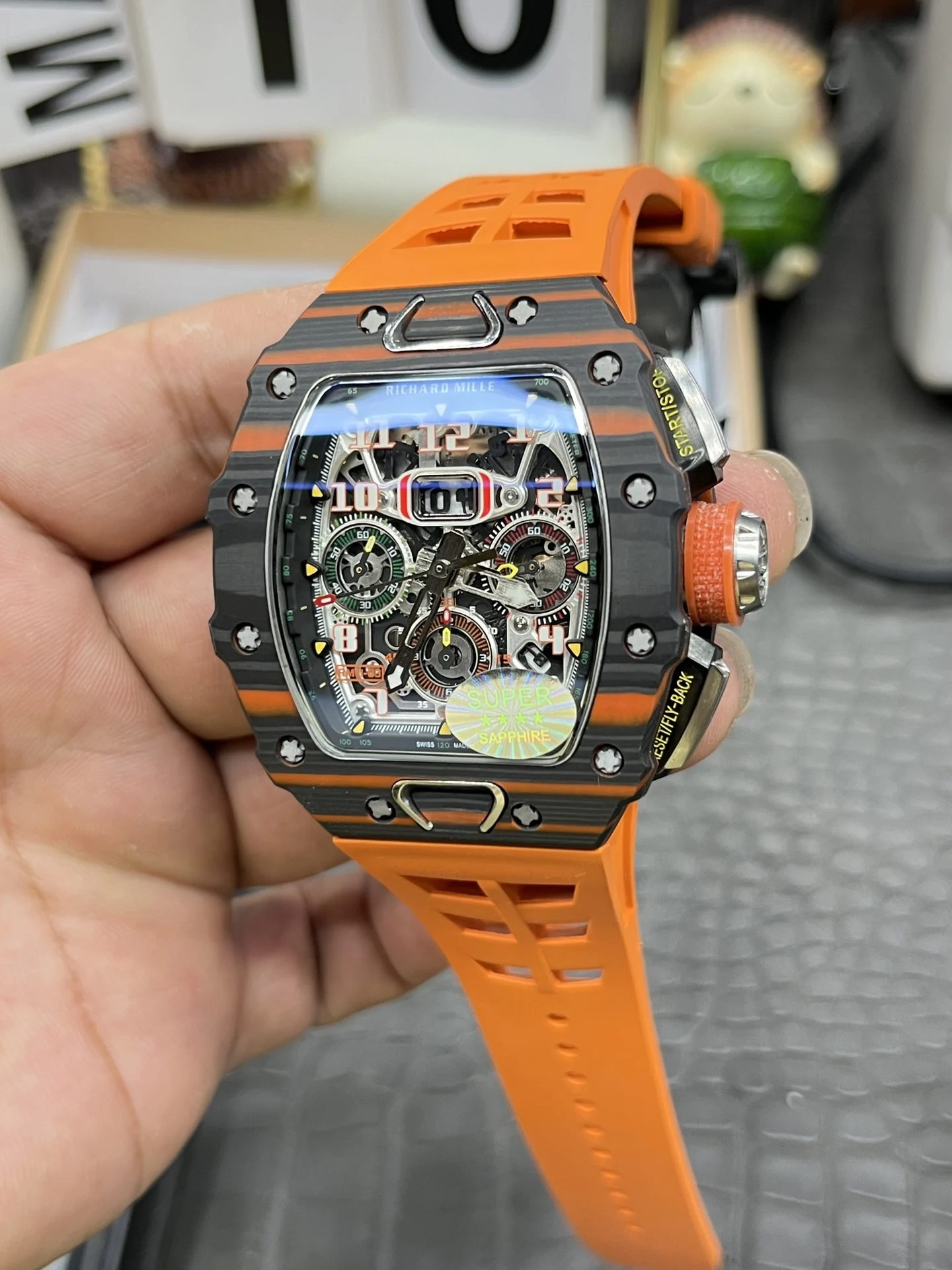 Richard Mille RM RM 11-03 49.4mm — photographed off the sweep