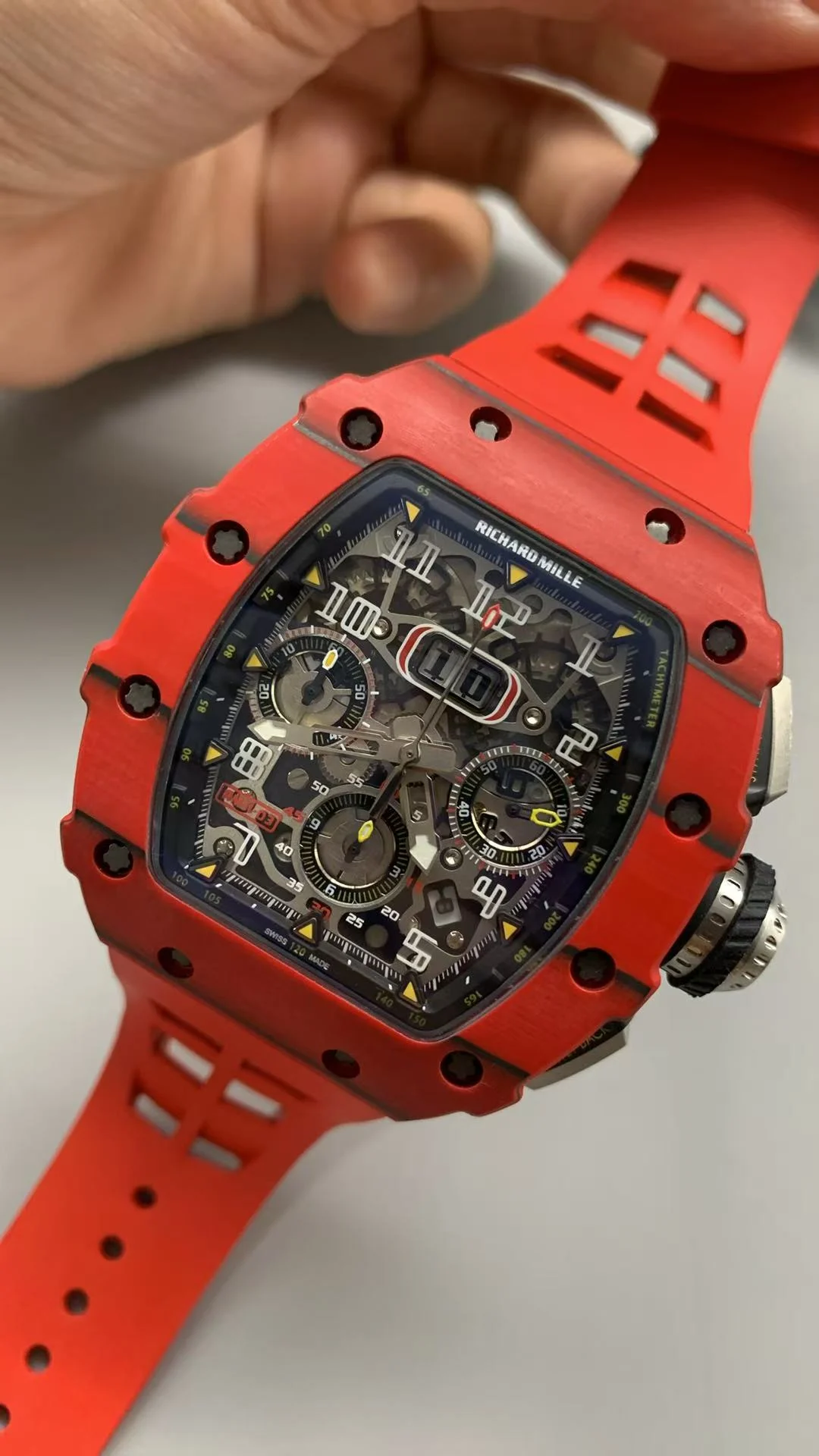 Richard Mille RM RM 11-03 — photographed off the sweep