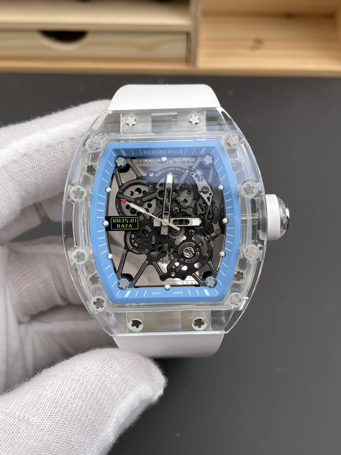 Richard Mille RM RM 35-01 — photographed off the sweep