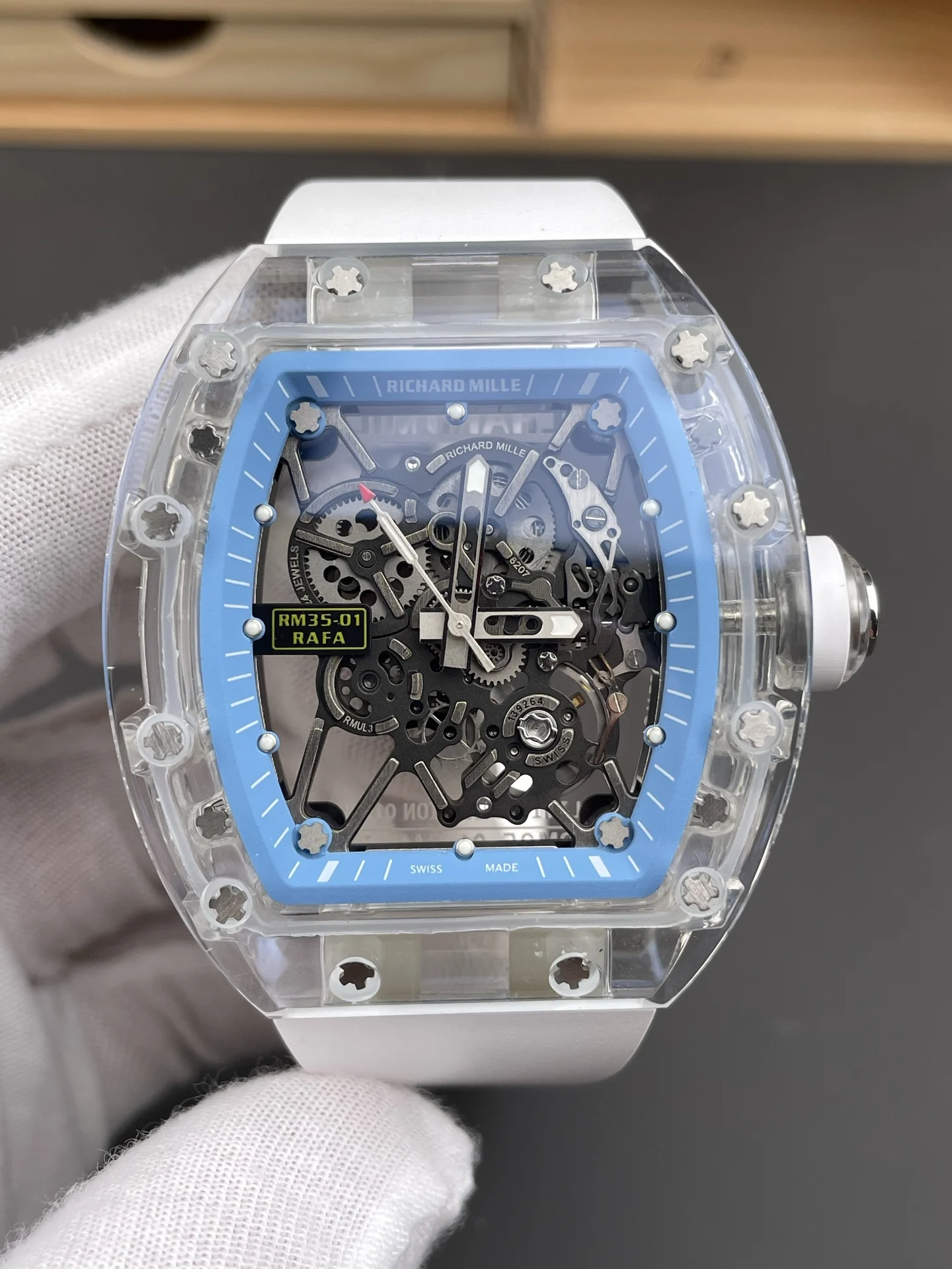 Richard Mille RM RM 35-01 — photographed off the sweep