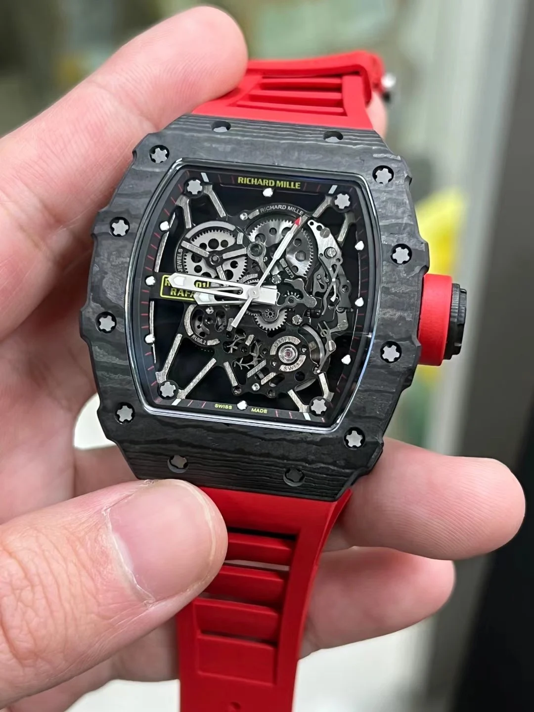 Richard Mille RM RM 35-02 — photographed off the sweep