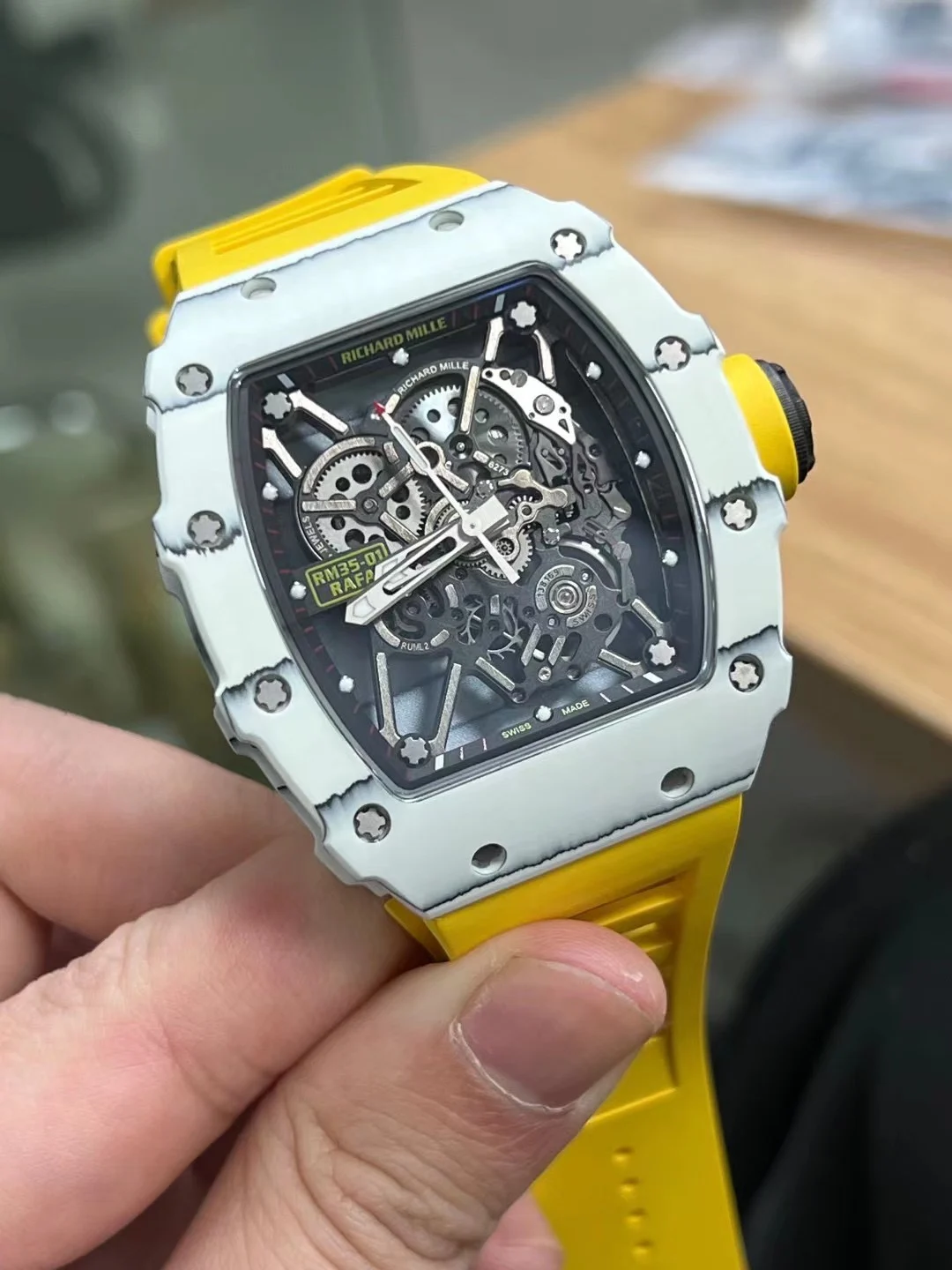 Richard Mille RM RM 35-02 — photographed off the sweep
