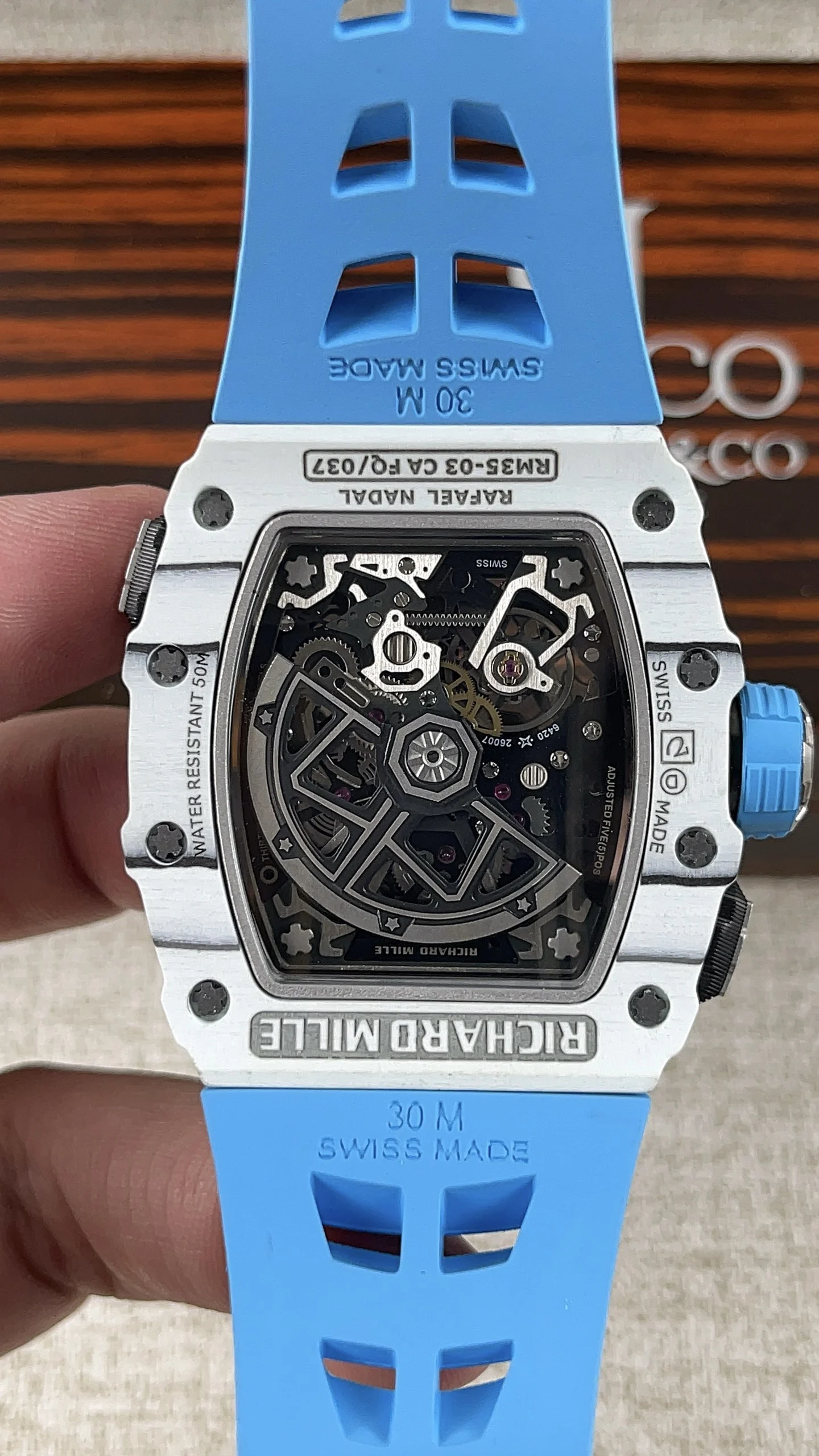 Richard Mille RM RM 35-03 — photographed off the sweep