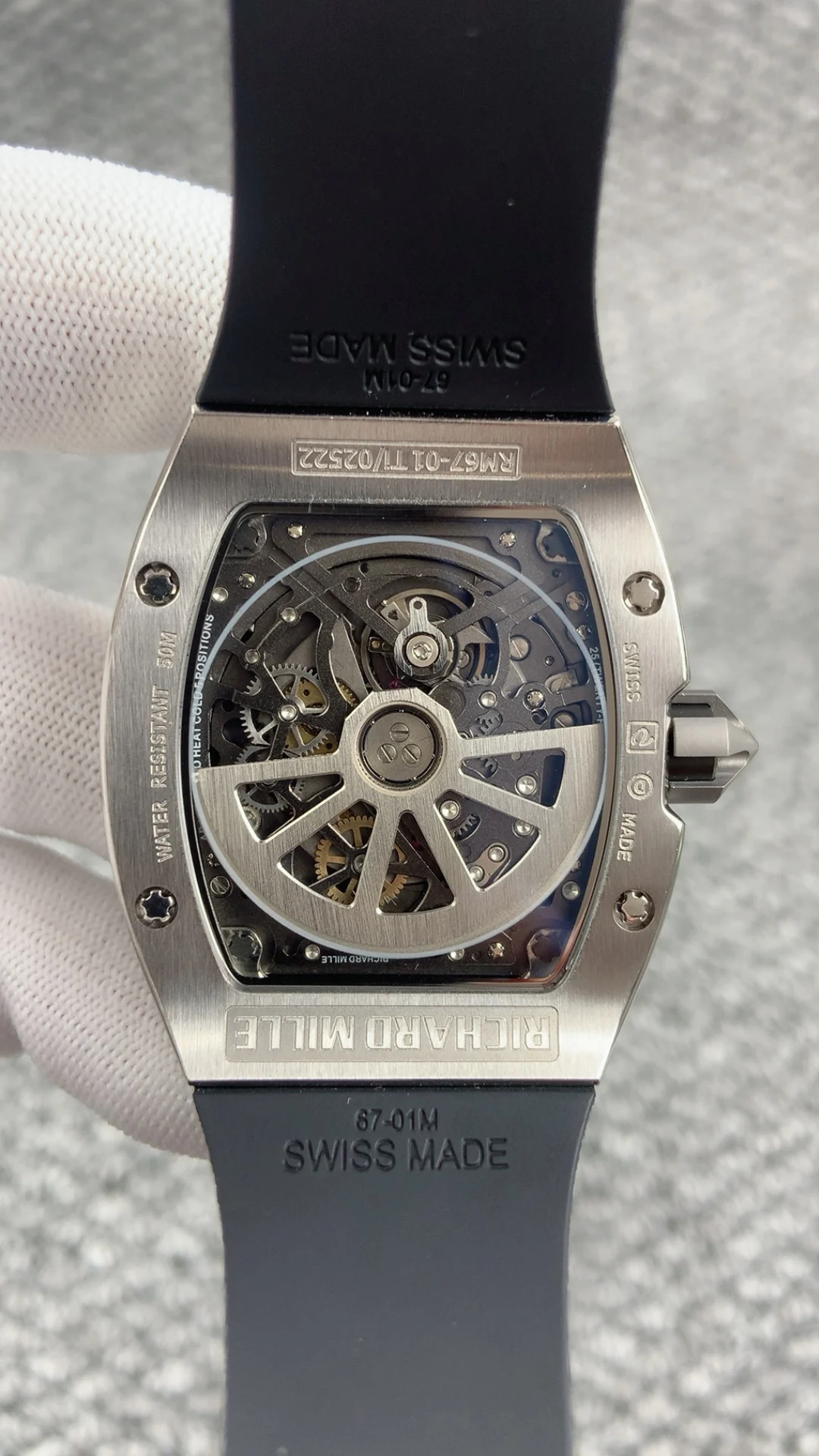Richard Mille RM RM 67-01 — photographed off the sweep