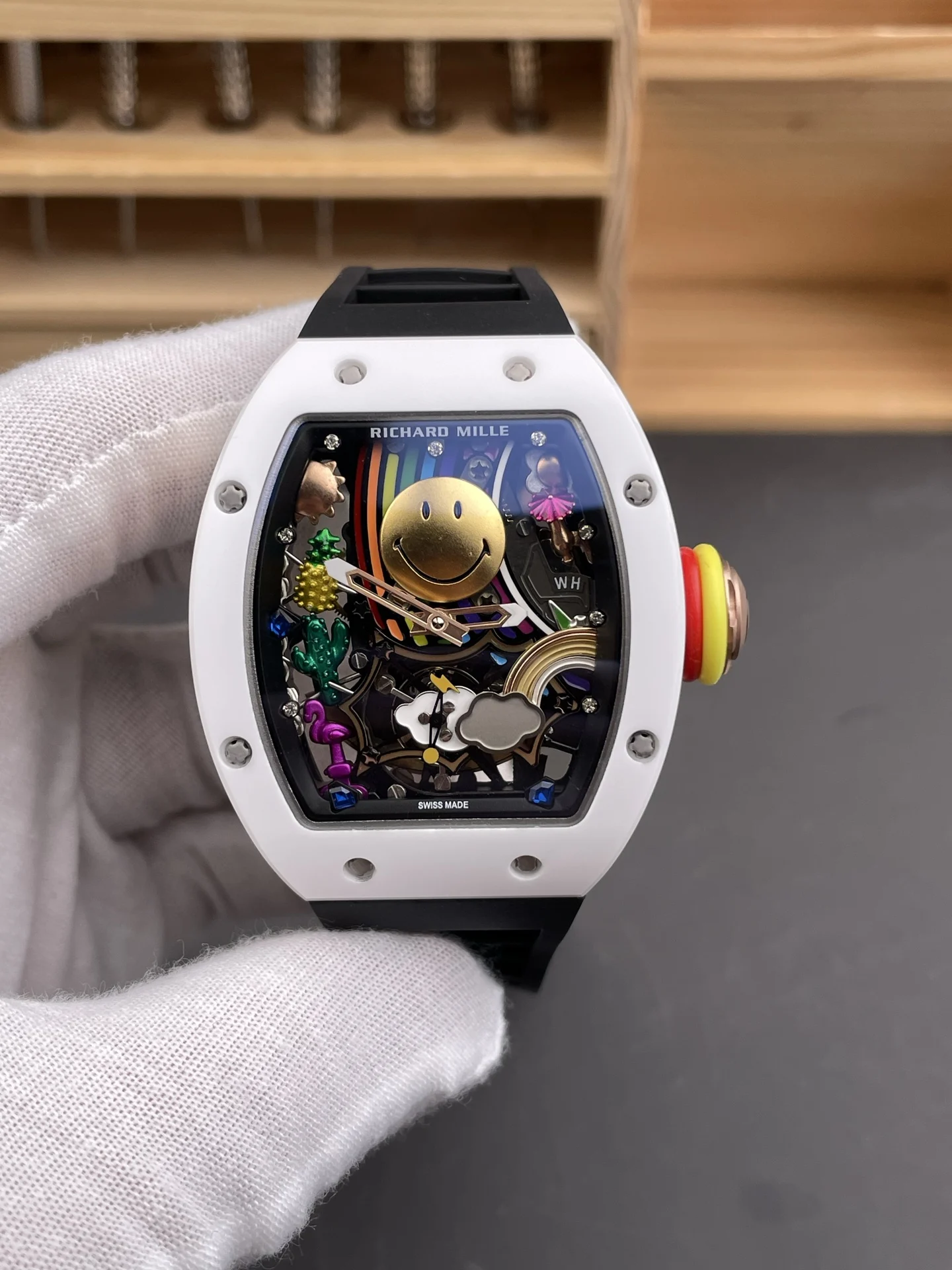 Richard Mille RM RM 88 48 × 39.7mm — photographed off the sweep