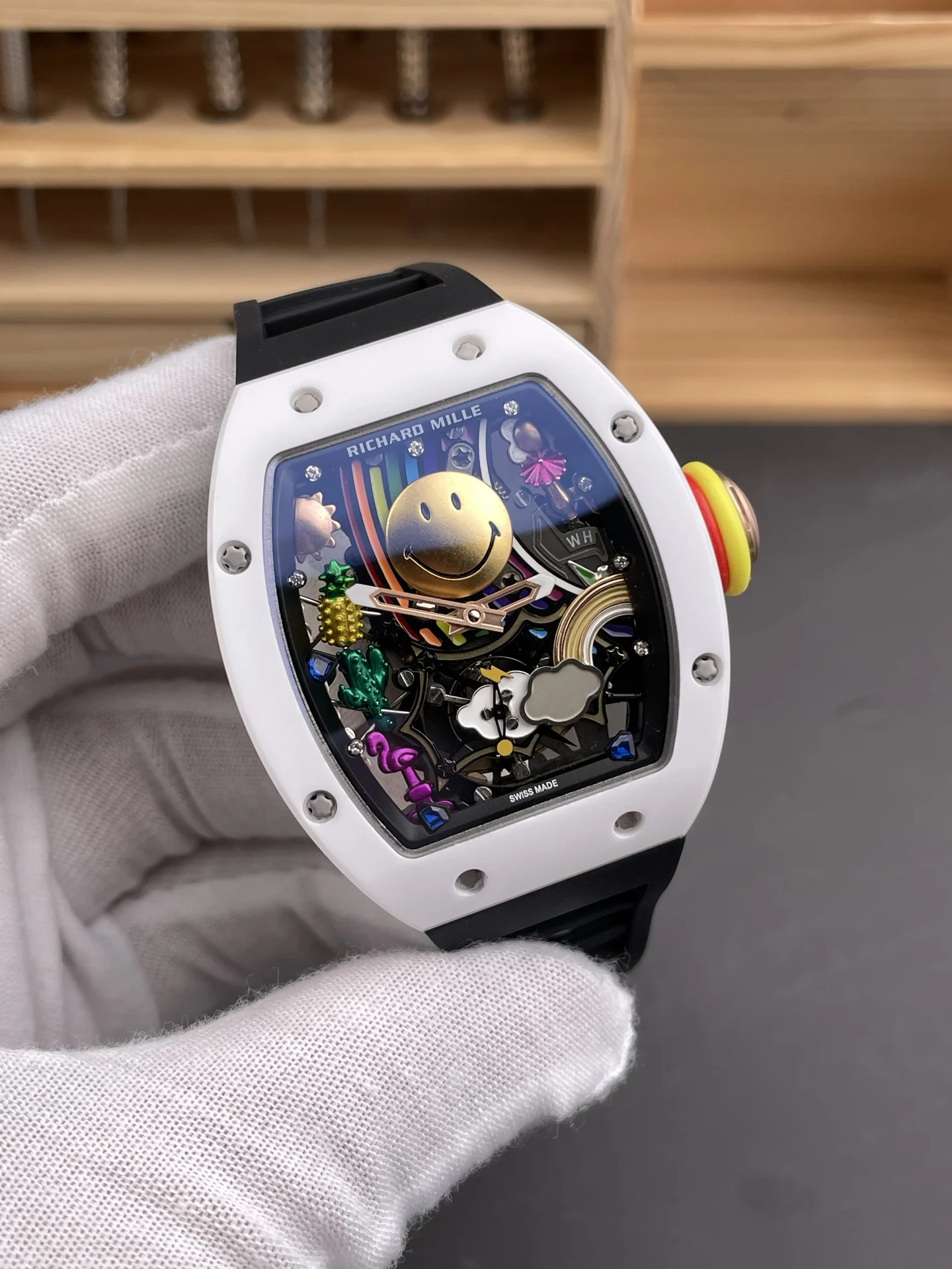 Richard Mille RM RM 88 48 × 39.7mm — photographed off the sweep