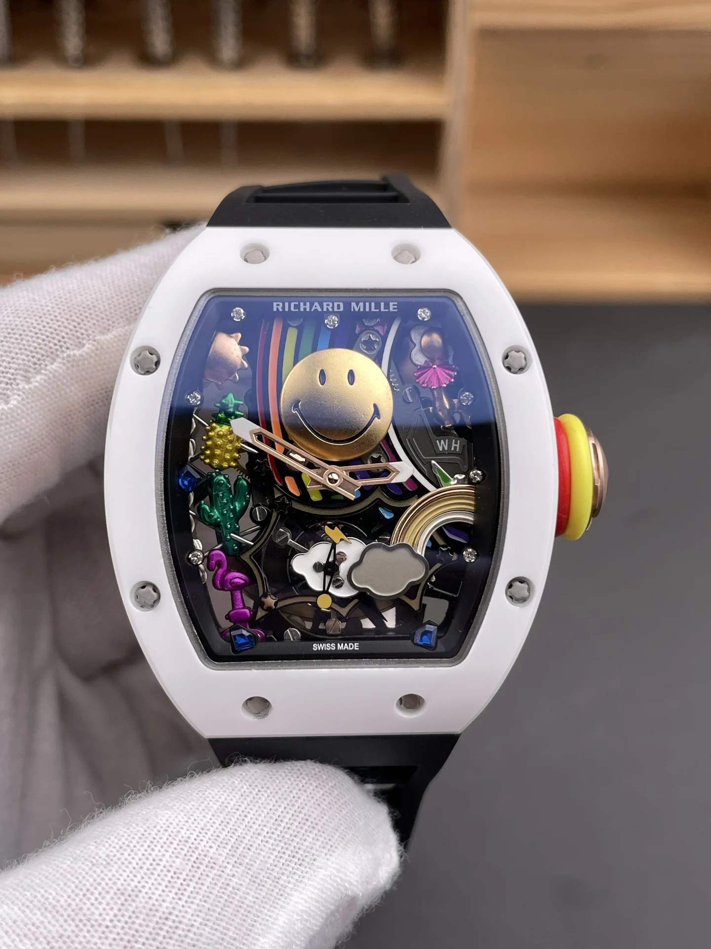 Richard Mille RM RM 88 48 × 39.7mm — photographed off the sweep